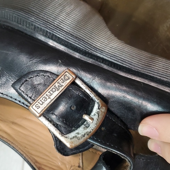 Vintage Dr.Martens MIE Women Y2K Chunky Tractor T strapPlatform shoes US7 - Picture 10 of 16